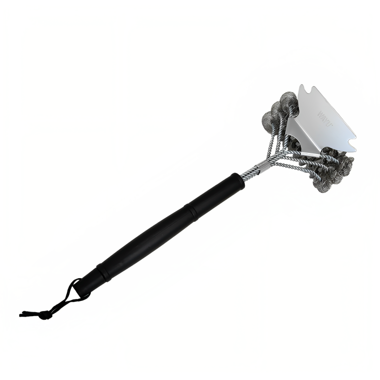 CEPILLO LIMPIA PARRILLAS CON RASPADOR WAYU - 2