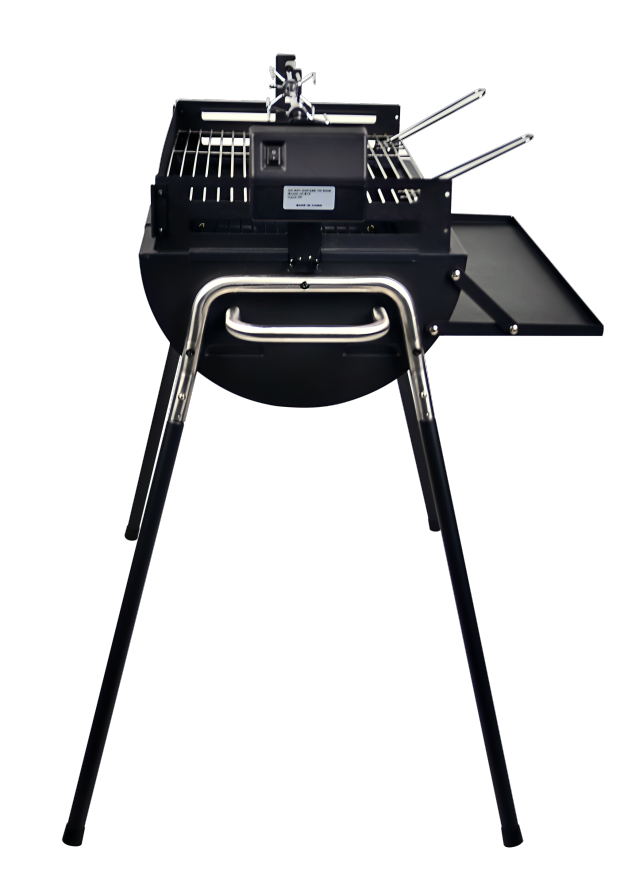 PARRILA A CARBON AJUSTABLE C/SPIEDO WAYU - 1