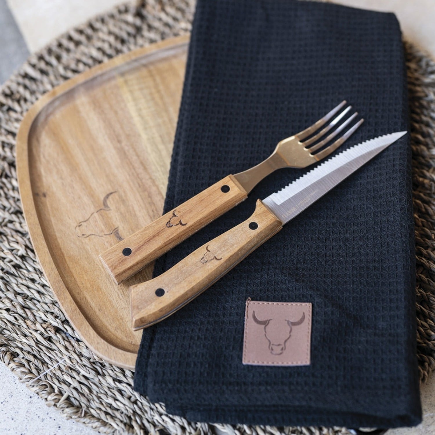 PAÑO COCINA PARRILLA WAYU - 1