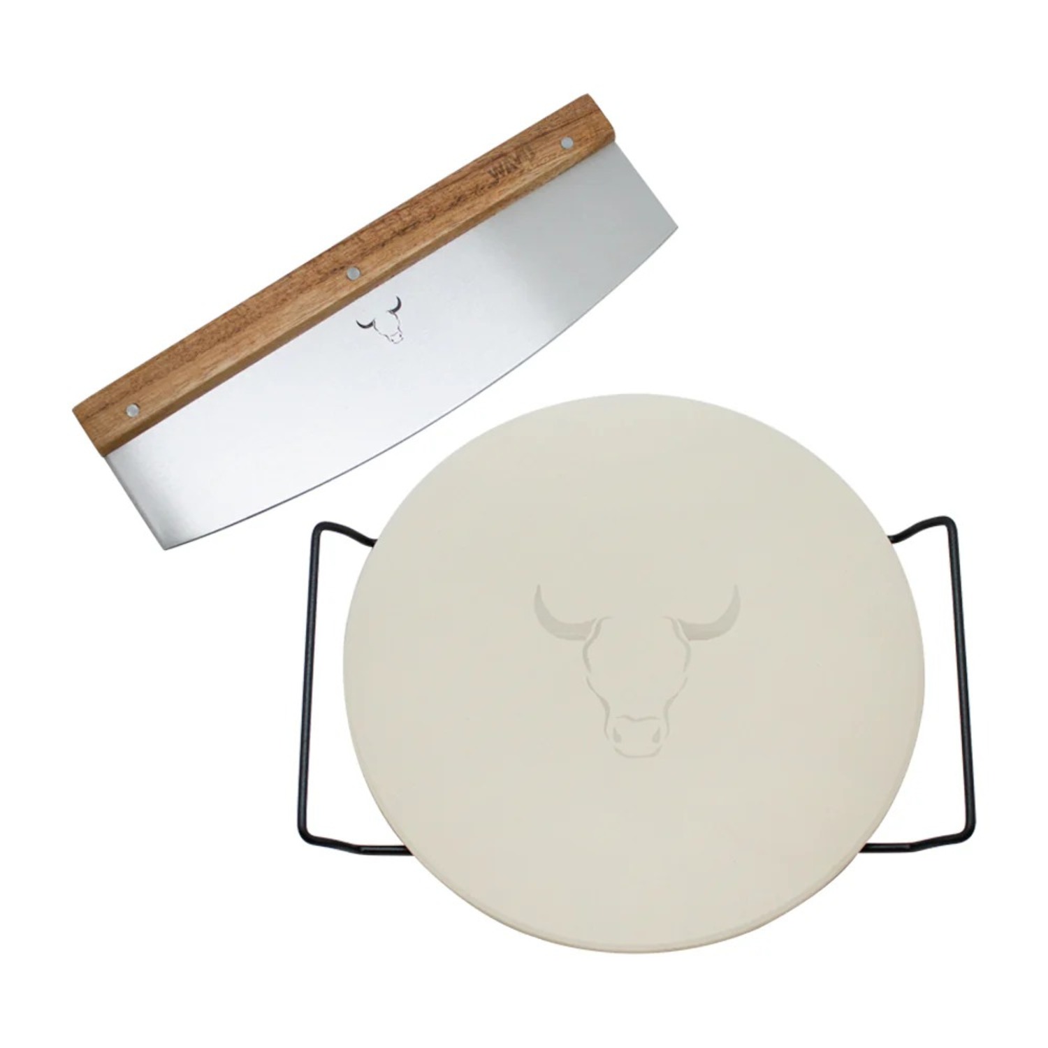 SET PIZZA (PIEDRA + CORTADOR) WAYU - 1
