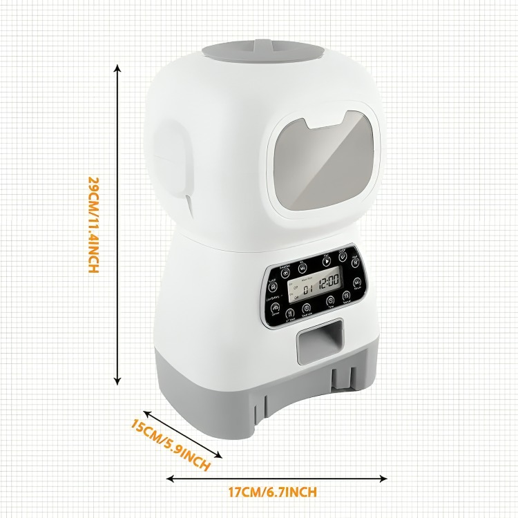 DISPENSADOR AUTOMATICO DE ALIMENTOS PARA MASCOTAS - 2