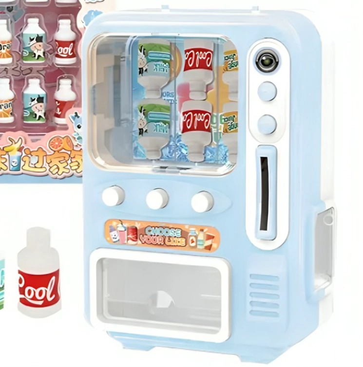 MINI MAQUINA EXPENDEDORA PARA NIÑOS JUGUETE CELESTE - 3