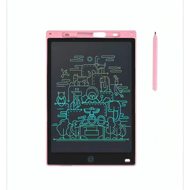 PIZARRA MAGICA TABLET DIBUJO LCD 12 PULGADAS ROSADO - 2