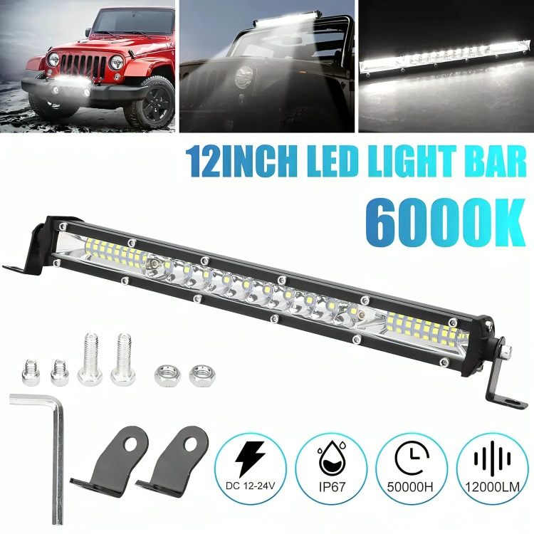 BARRA NEBLINERO LED 11 PULGADAS ULTRAFINA 78W IP67 - 1