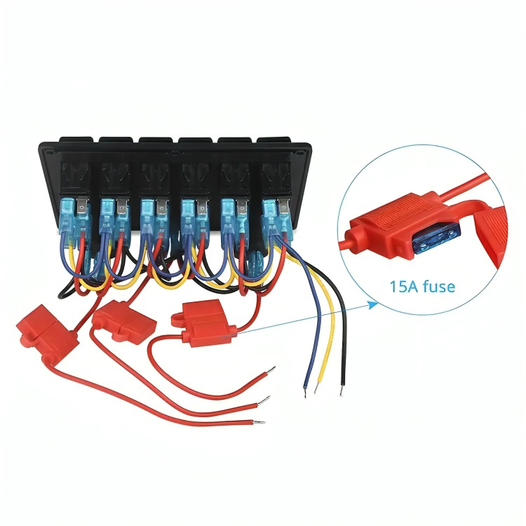 PANEL INTERRUPTOR LED ENCENDIDO 12V A 24V - 3