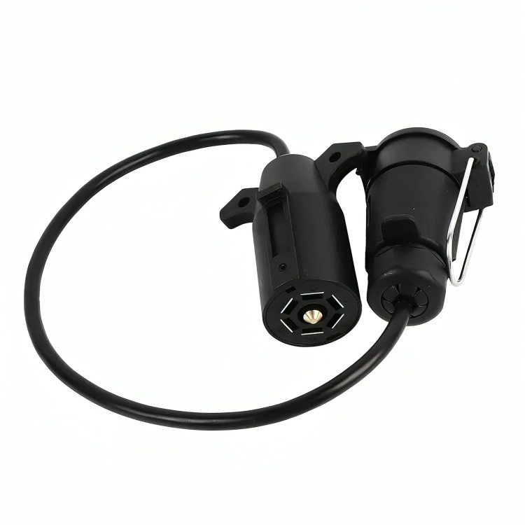 ADAPTADOR ENCHUFE VEHICULO AMERICANO REMOLQUE EUROPEO 7 PINES - 2