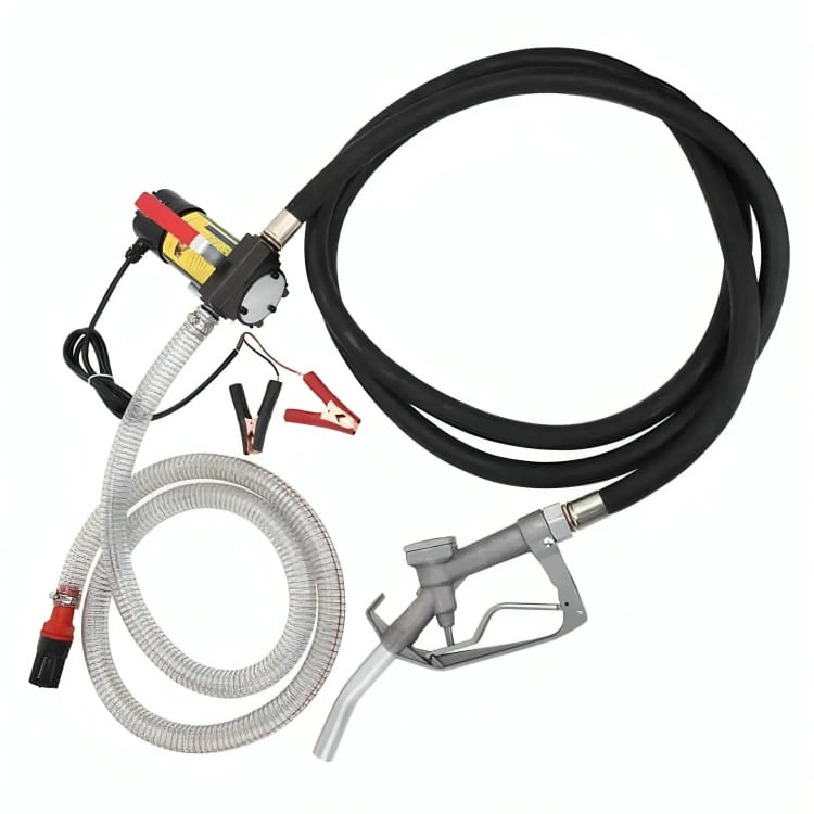 BOMBA TRASVASIJE 12V 175W MOTOR MANGUERA PISTOLA - 1