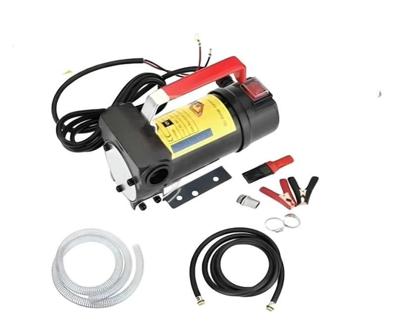 BOMBA TRASVASIJE 12V 175W MOTOR MANGUERA PISTOLA - 2