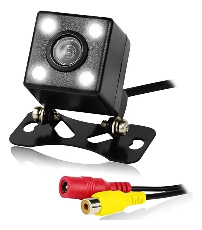 KIT CAMARA DE AUTO RETROCESO 4 LED IP68 + PANTALLA 4.3 - 1