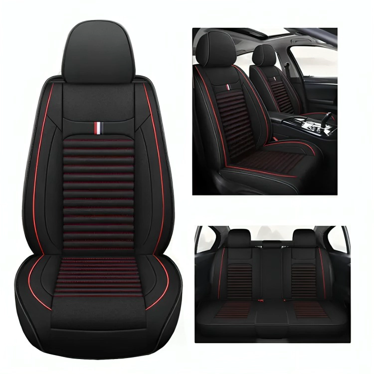 SET 5 FUNDA CUBRE ASIENTO UNIVERSAL TELA FORRO ASIENTO - 4