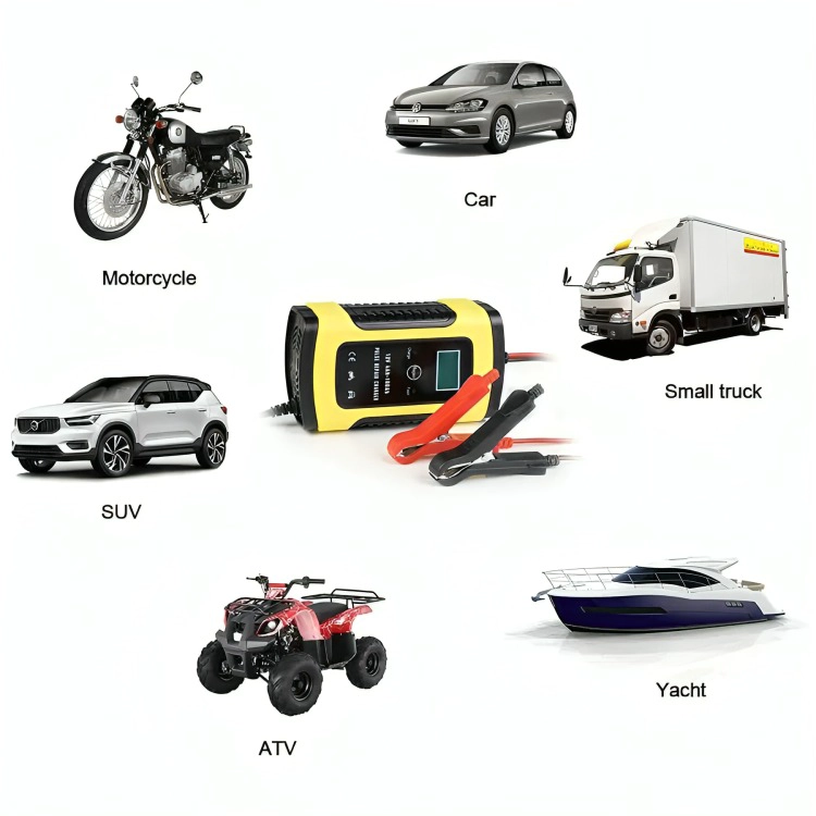 CARGADOR DE BATERIA INTELIGENTE 12V DE AUTO - 3