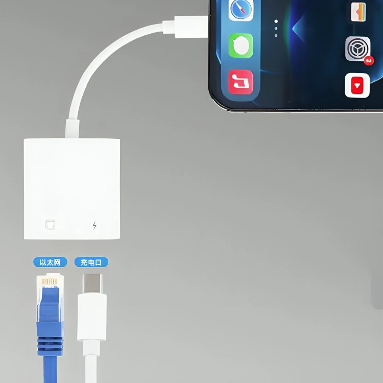 ADAPTADOR TIPO-C A RJ45 LAN GIGABIT ETHERNET - 3