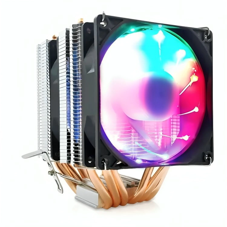 VENTILADOR ENFRIADOR DE CPU RGB DISIPADOR DE CALOR - 1