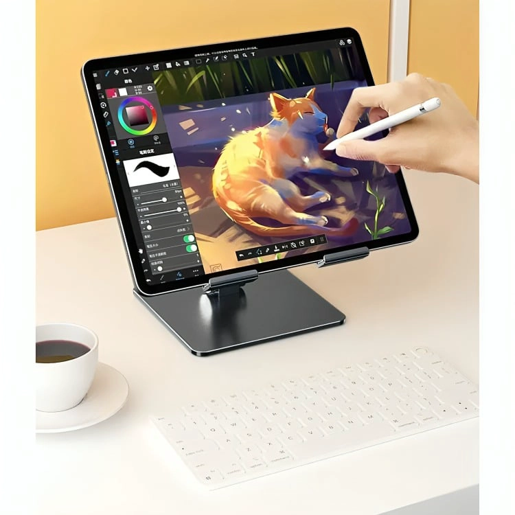 SOPORTE ESCRITORIO METAL PLEGABLE MUY FIRME TABLET Y IPAD - 2