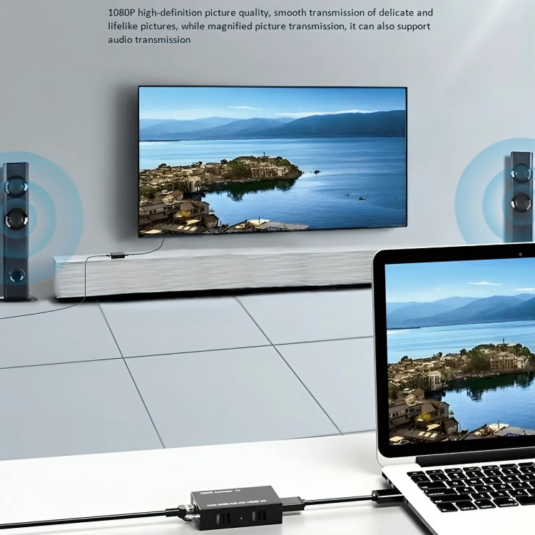 EXTENSOR VIDEO AUDIO DIGITAL 60MTS HDMI CABLE - 2