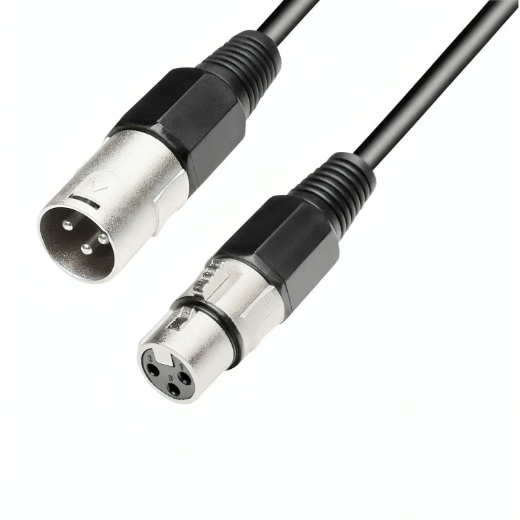 CABLE XLR MACHO HEMBRA BALANCEADO DE 1 METRO - 1