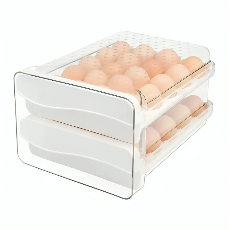 ORGANIZADOR DE HUEVOS CAJA PARA 40 HUEVOS 2 NIVELES - 4