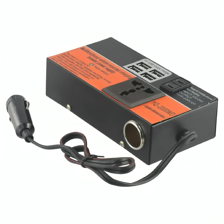 INVERSOR DE VOLTAJE AUTO CONVERTIDOR CORRIENTE 200W 12V-220V - 3