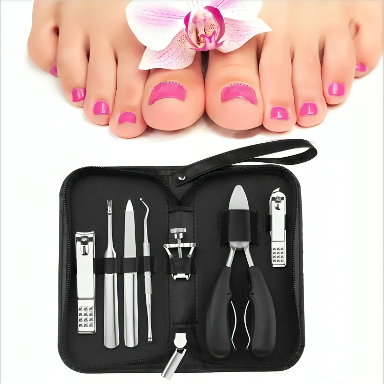 KIT HERRAMIENTAS UÑAS ENCARNADAS SET PEDICURA CORTA UÑAS 7PZ - 2