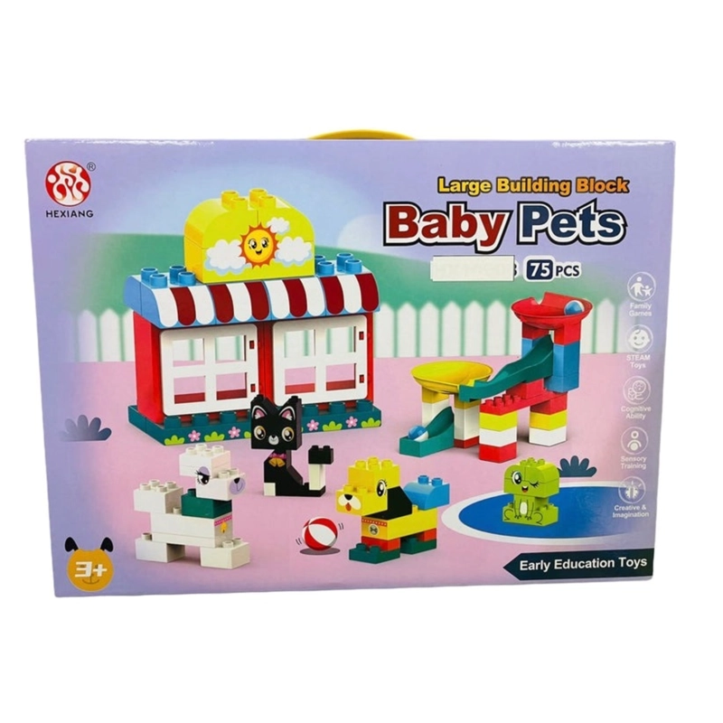 BLOCKES MASCOTAS 75PCS - 1