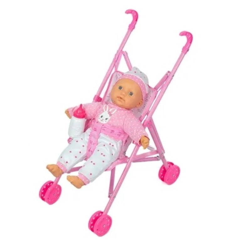 COCHE DE MUÑECA CON ACCESORIOS - 1