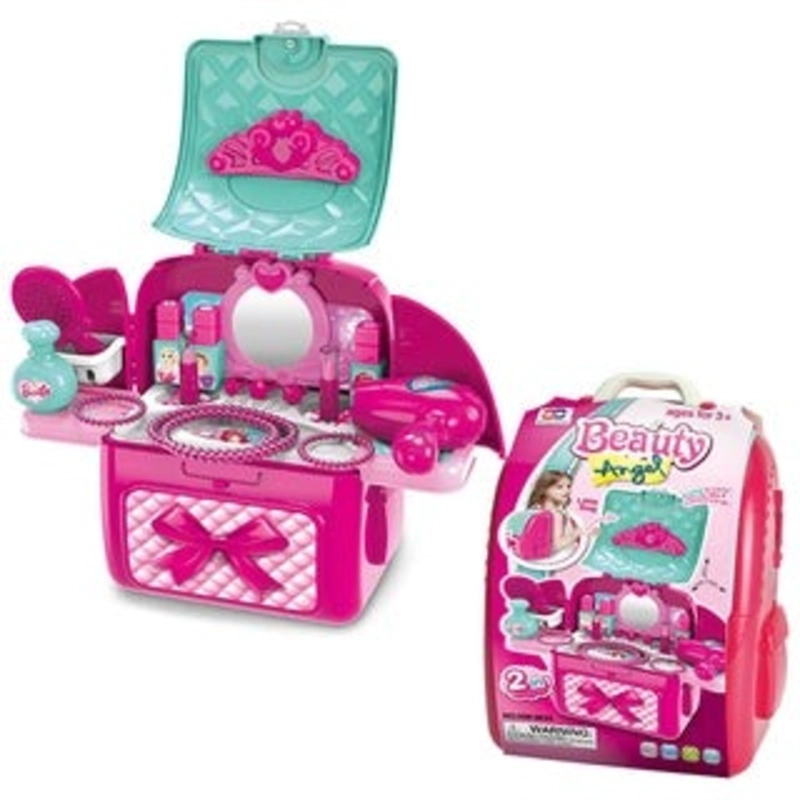 MOCHILA CON ACCESORIOS BELLEZA - 4