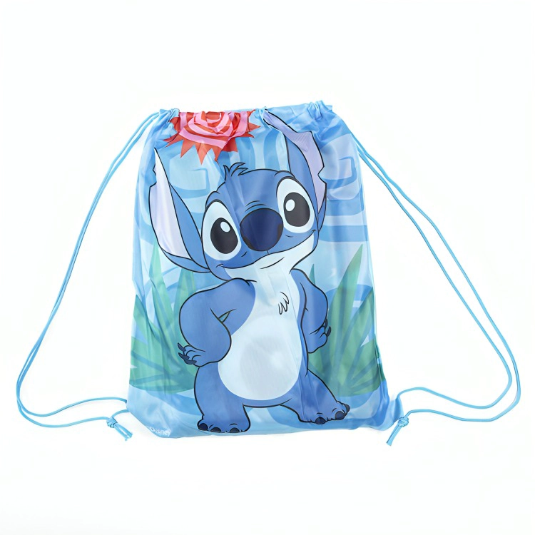TOALLA DE PLAYA 70×140 CM + BOLSO /STITCH PALMERA – MASHINI - 1