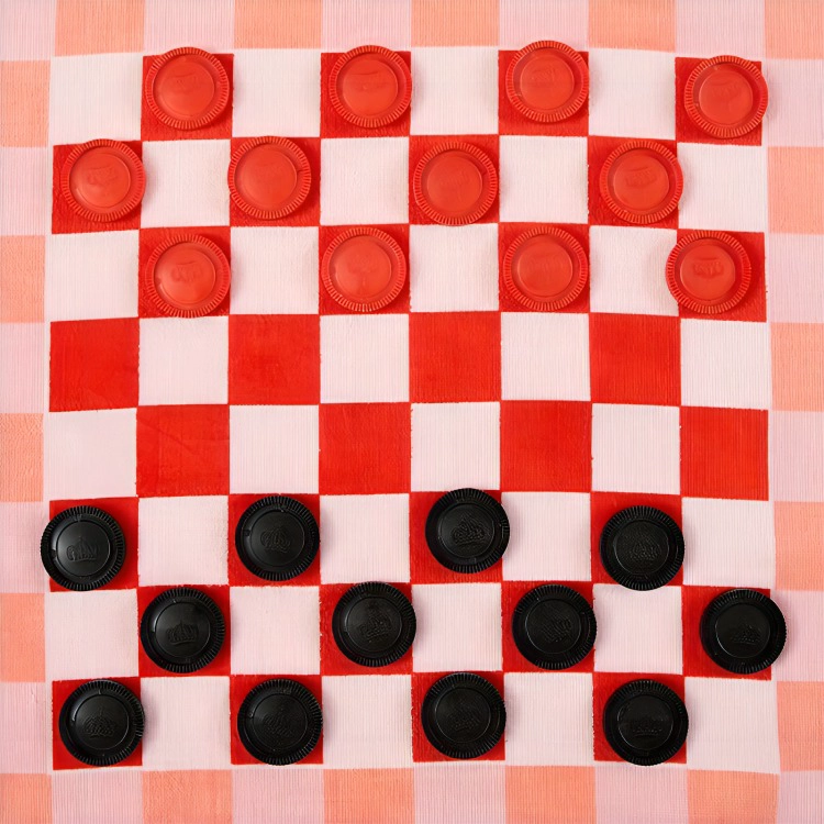 TOALLA DE PLAYA + JUEGO 70×150 CM. / DAMA ROSADO – MASHINI - 1