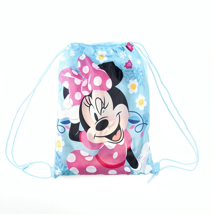 TOALLA DE PLAYA 70×140 CM + BOLSO /MINNIE CELESTE – MASHINI - 3