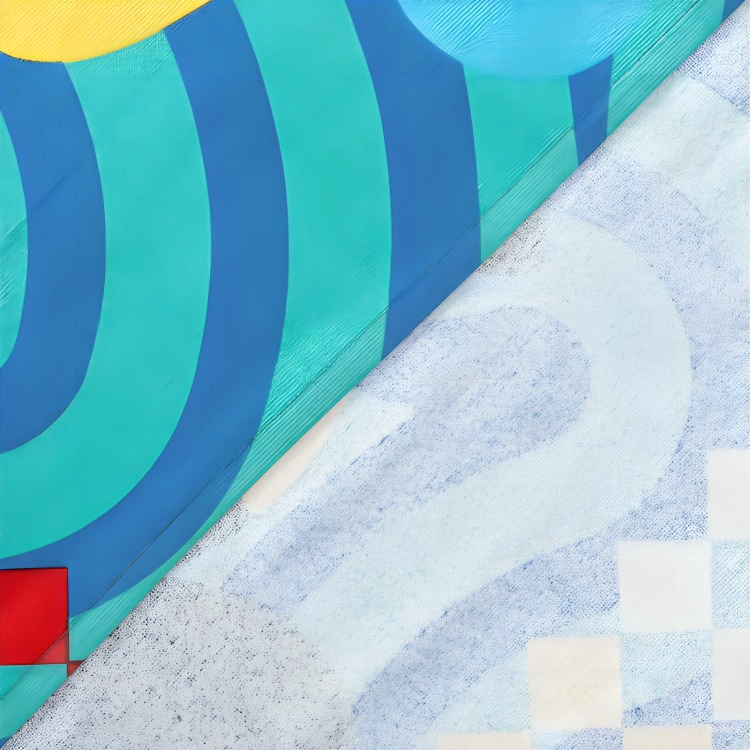TOALLA DE PLAYA 70X140CM. / MICKEY GEOME TRICO – MASHINI - 1