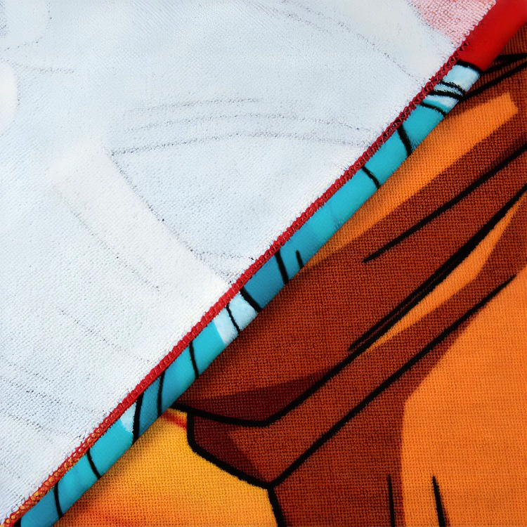 TOALLA DE PLAYA 70×140 CM + BOLSO /DRAGON BALL LUCES – MASHINI - 3