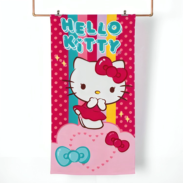 SET TOALLA 70×140 CM. + LENTES DE AGUA /HELLO KITTY PUNTO – MASHINI - 3
