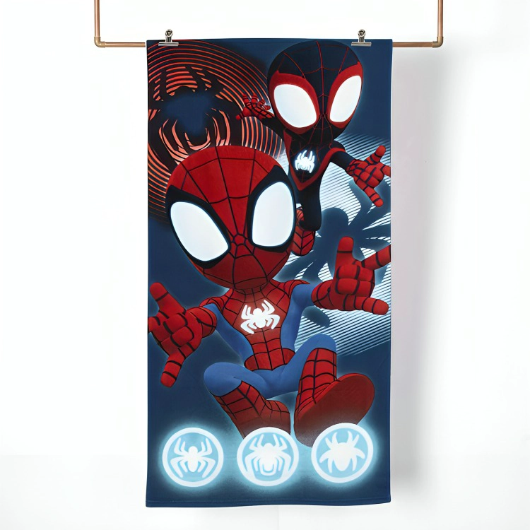 TOALLA DE PLAYA 70×140 CM + BOLSO /SPIDERMAN ARAÑA – MASHINI - 2