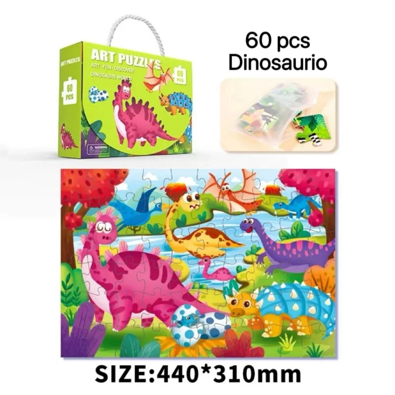 PUZZLE 60 PIEZAS DINOSAURIO - 4