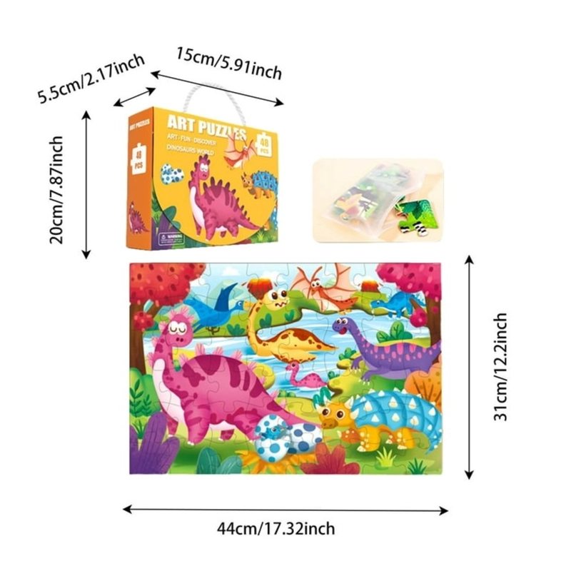 PUZZLE 60 PIEZAS DINOSAURIO - 6