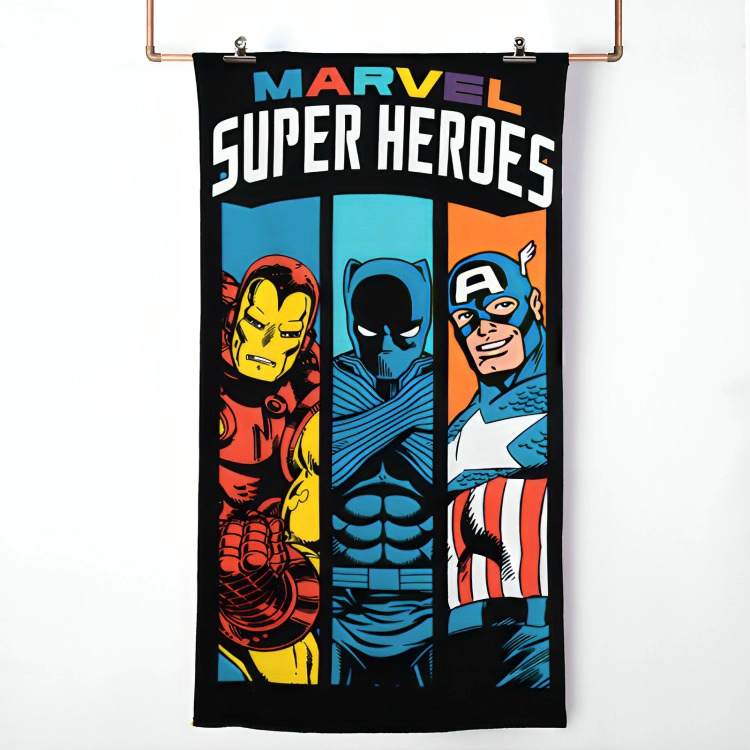 TOALLA DE PLAYA+ BOLSO  AVENGERS HEROES - 2