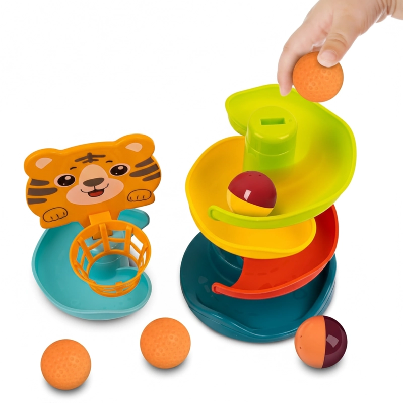 TOBOGAN CON PELOTA DIDACTICA DE BEBE - 3