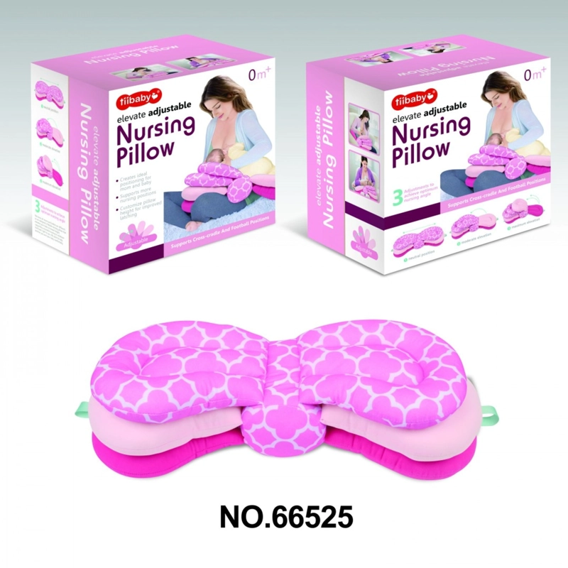 ALMOHADA PARA AMAMANTAR MULTIUSO ROSADO - 4