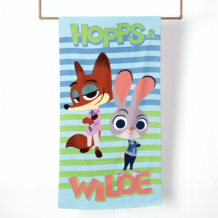 SET TOALLA DE PLAYA 70×140 CM. + TESORO/ ZOOTOPIA HOPPS – MASHINI - 2