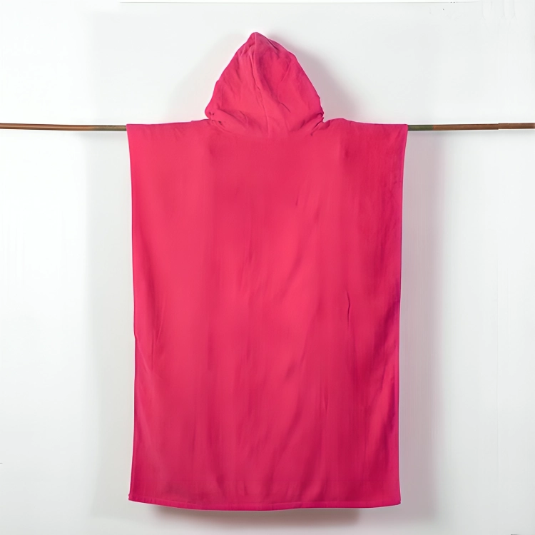 PONCHO DE PLAYA 70×100 CM./ FUCSIA – MASHINI - 1