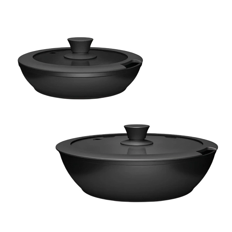 BATERIA DE COCINA 11 PIEZAS ALUMINIO FORJADO SNAP-ON BLACK - 4