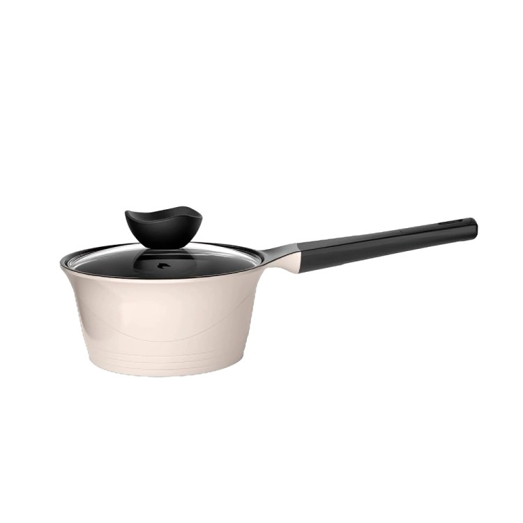 BATERIA COCINA ALUMINIO FUNDIDO 7 PIEZAS FORTIS BEIGE - 2