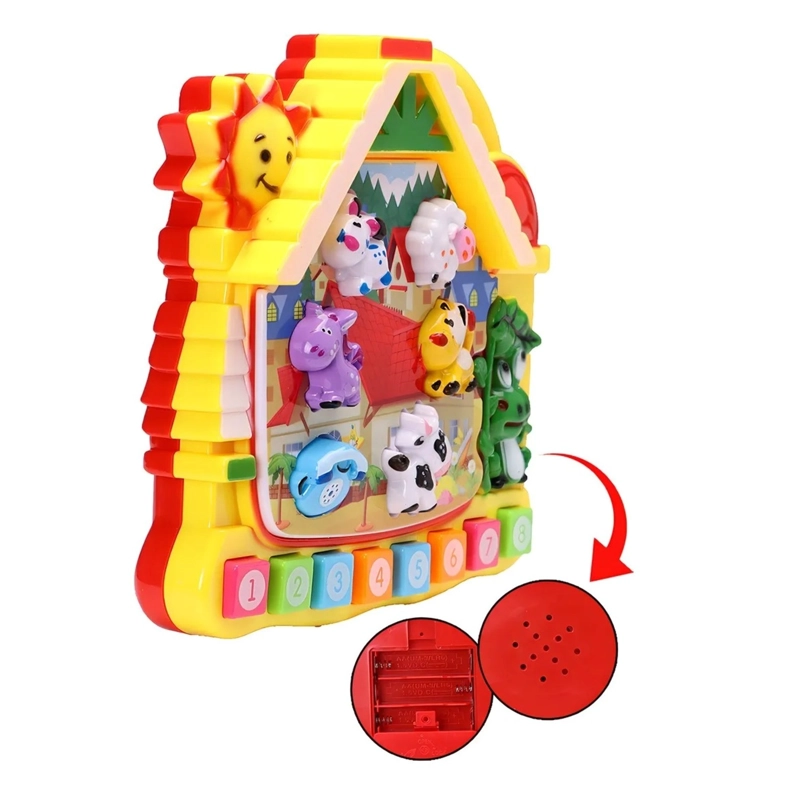 PACK X 3 PIANO CARICATURA CASITA SOL ANIMALES - 5