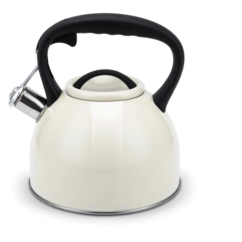 TETERA ACERO INOXIDABLE CON MANGO 3 LITROS CREMA SELENE WENS - 3
