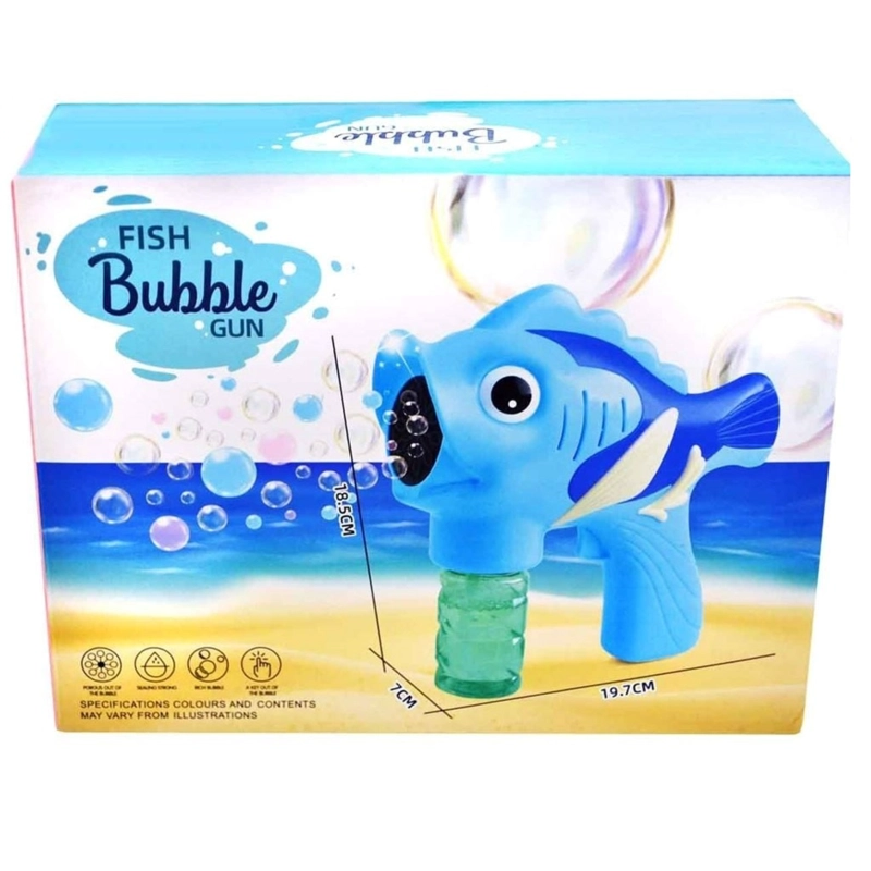 PACK X 3 JUGUETE LANZA BURBUJA DELFIN 2 TONOS 10 TIROS NEW2024 - 3