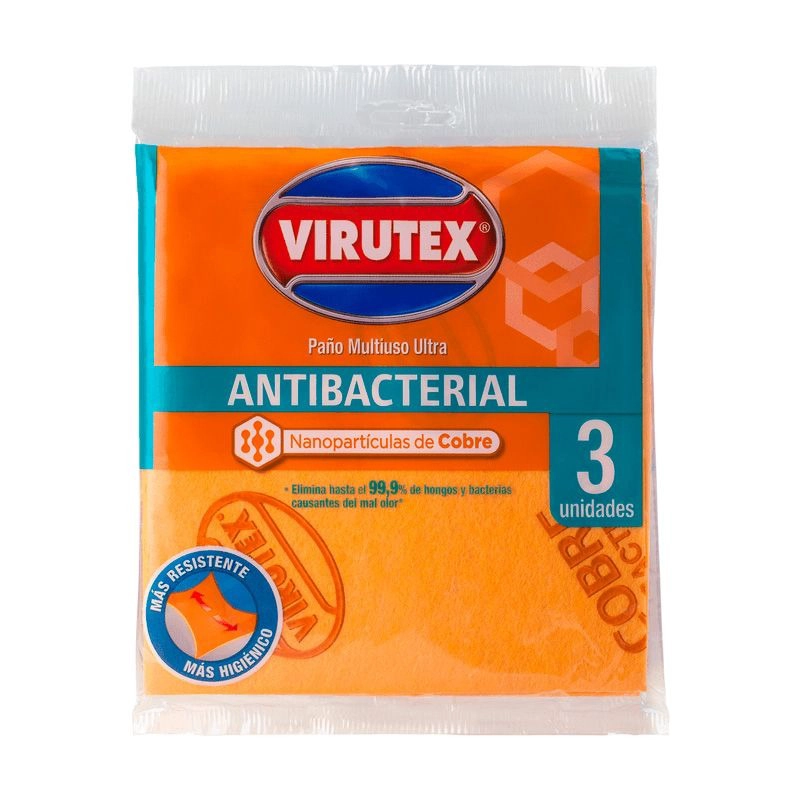 PACK X 4 PAÑO MULTIUSO COBRE 3 UND – VIRUTEX - 2