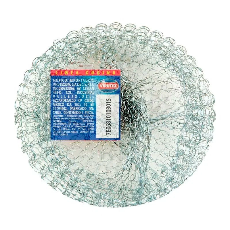 PACK X 4 ESPONJA ACERO MEDIANA – VIRUTEX - 2