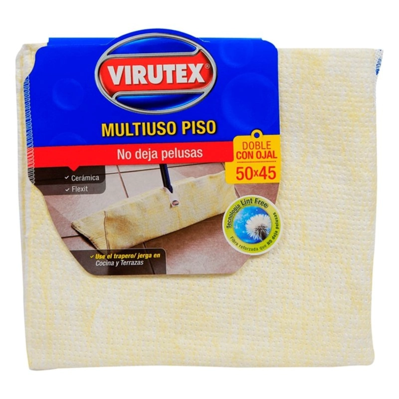 PACK X 4 TRAPERO DOBLE CON OJAL 45×50 CM – VIRUTEX - 3