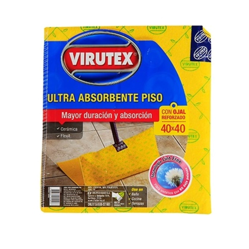 PACK X 4 TRAPERO ULTRA ABSORBENTE SIMPLE – VIRUTEX - 3