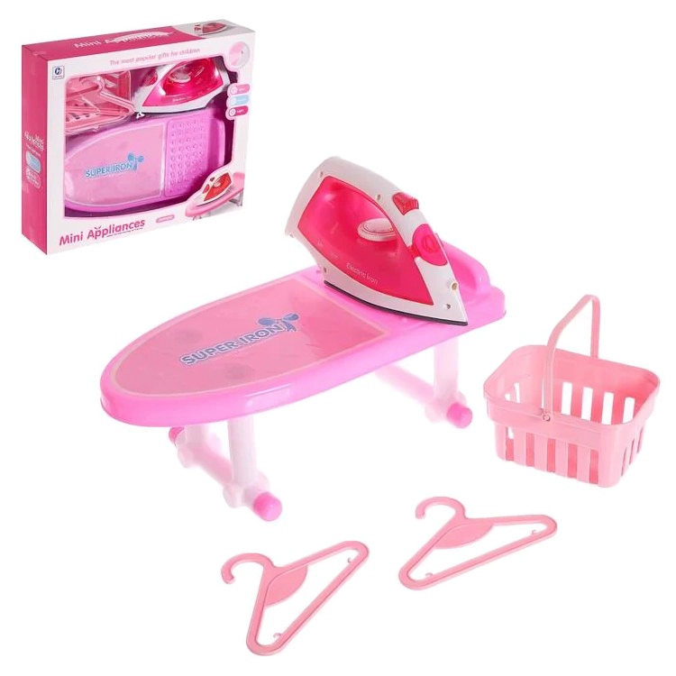 PAK DE 3 SET DE PLANCHADO LANZA VAPOR LUZ Y SONIDO - 1